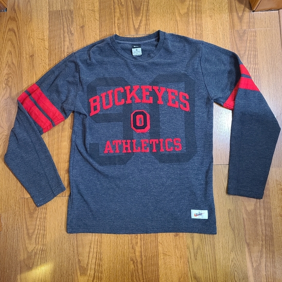 Nike Other - Nike Ohio State Buckeyes Waffle Knit Shirt Size Medium